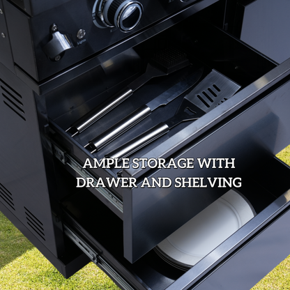 46‘ Deluxe Stainless Steel Propane Gas Grill