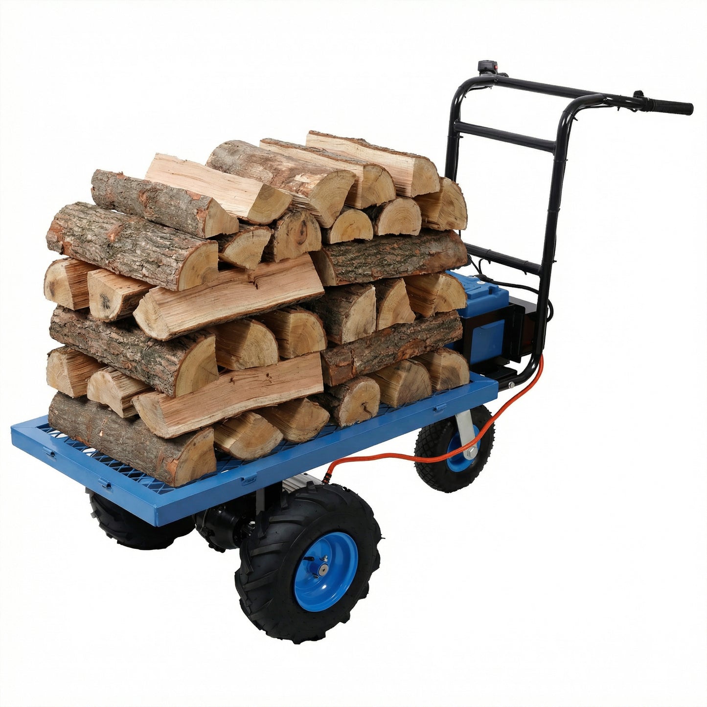Electric Powered Utility Wheelbarrow Garden Wagon Dump Cart