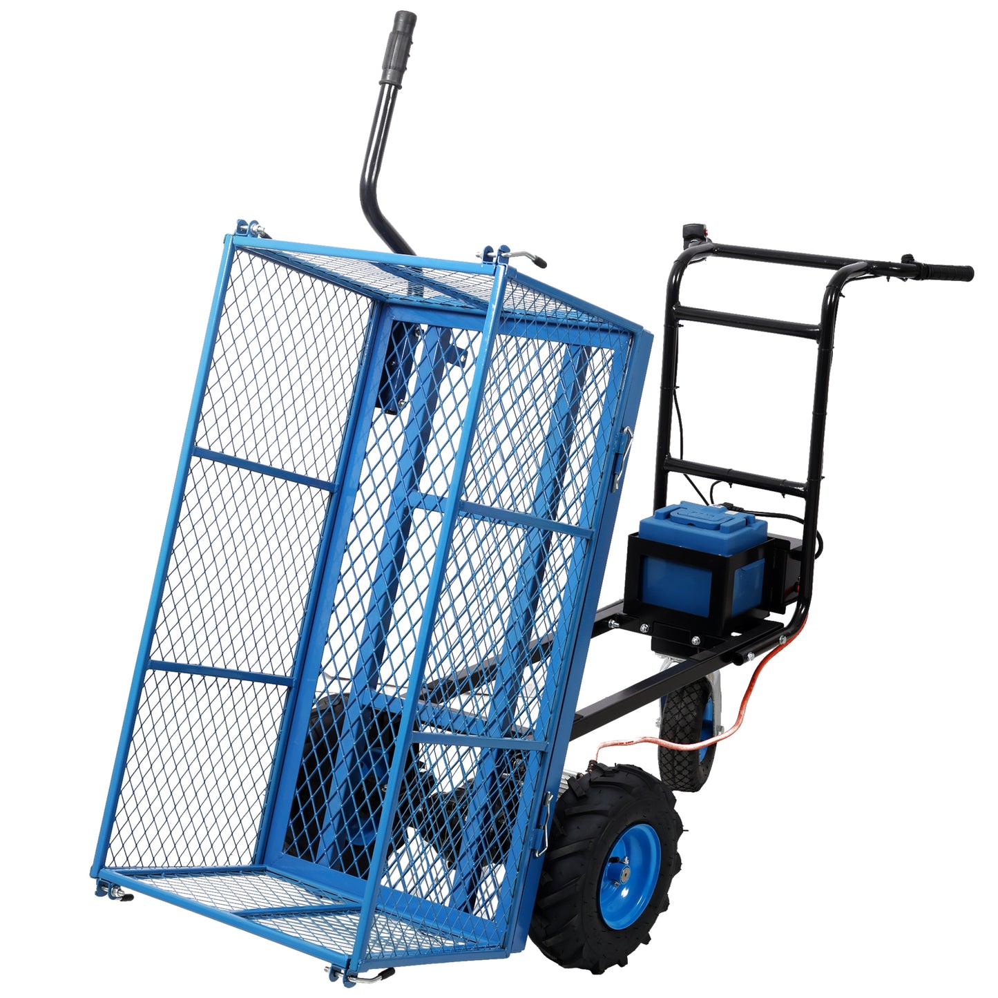 Electric Powered Utility Wheelbarrow Garden Wagon Dump Cart