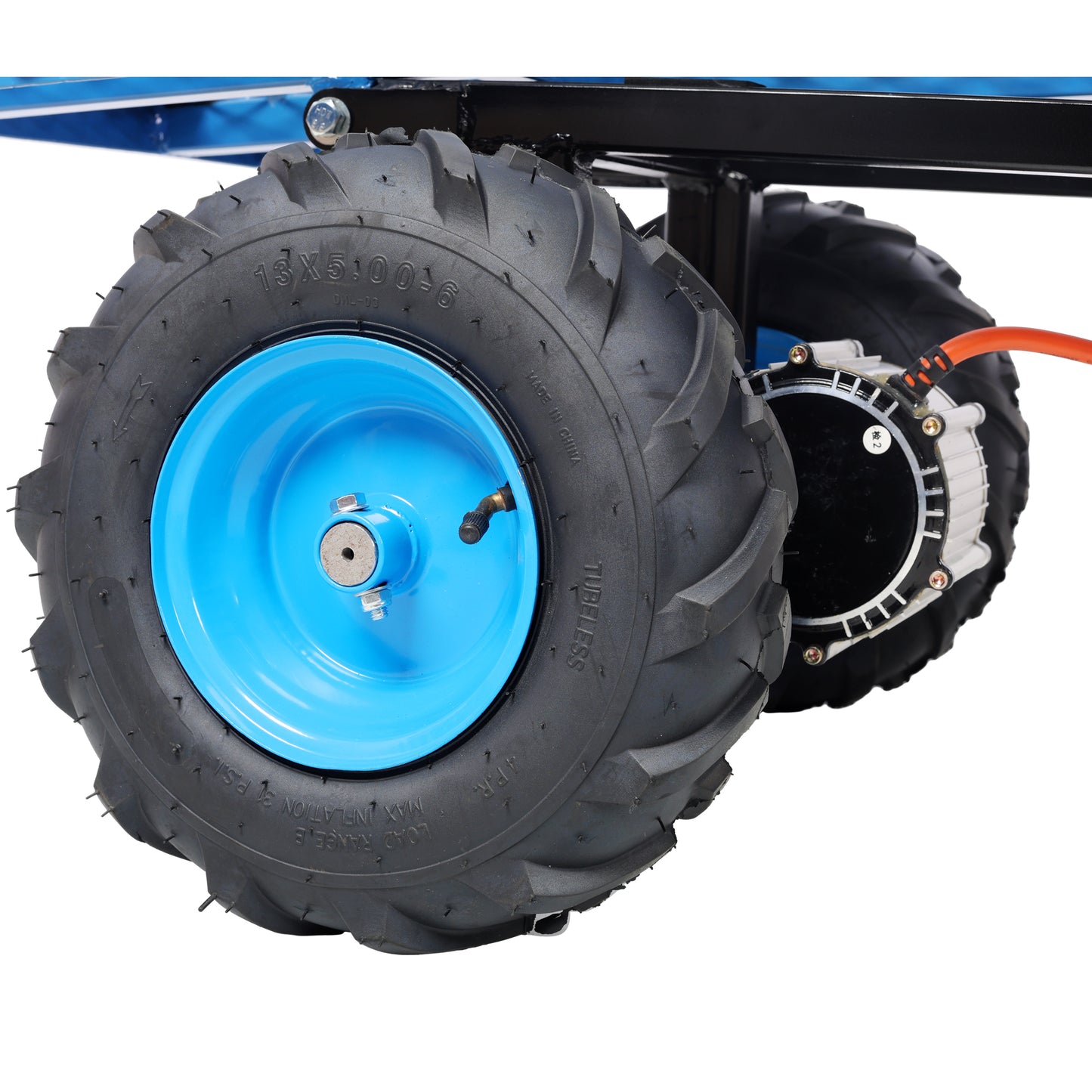 Electric Powered Utility Wheelbarrow Garden Wagon Dump Cart