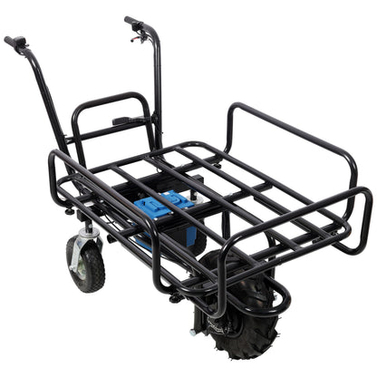 Electric Wheelbarrow 265 lbs Load Capacity Garden Transportation Cart