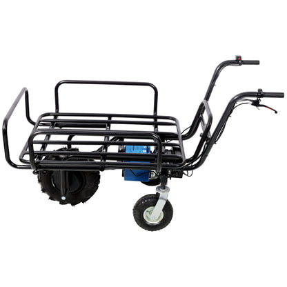 Electric Wheelbarrow 265 lbs Load Capacity Garden Transportation Cart