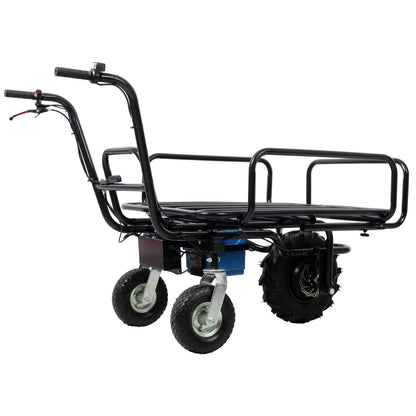 Electric Wheelbarrow 265 lbs Load Capacity Garden Transportation Cart