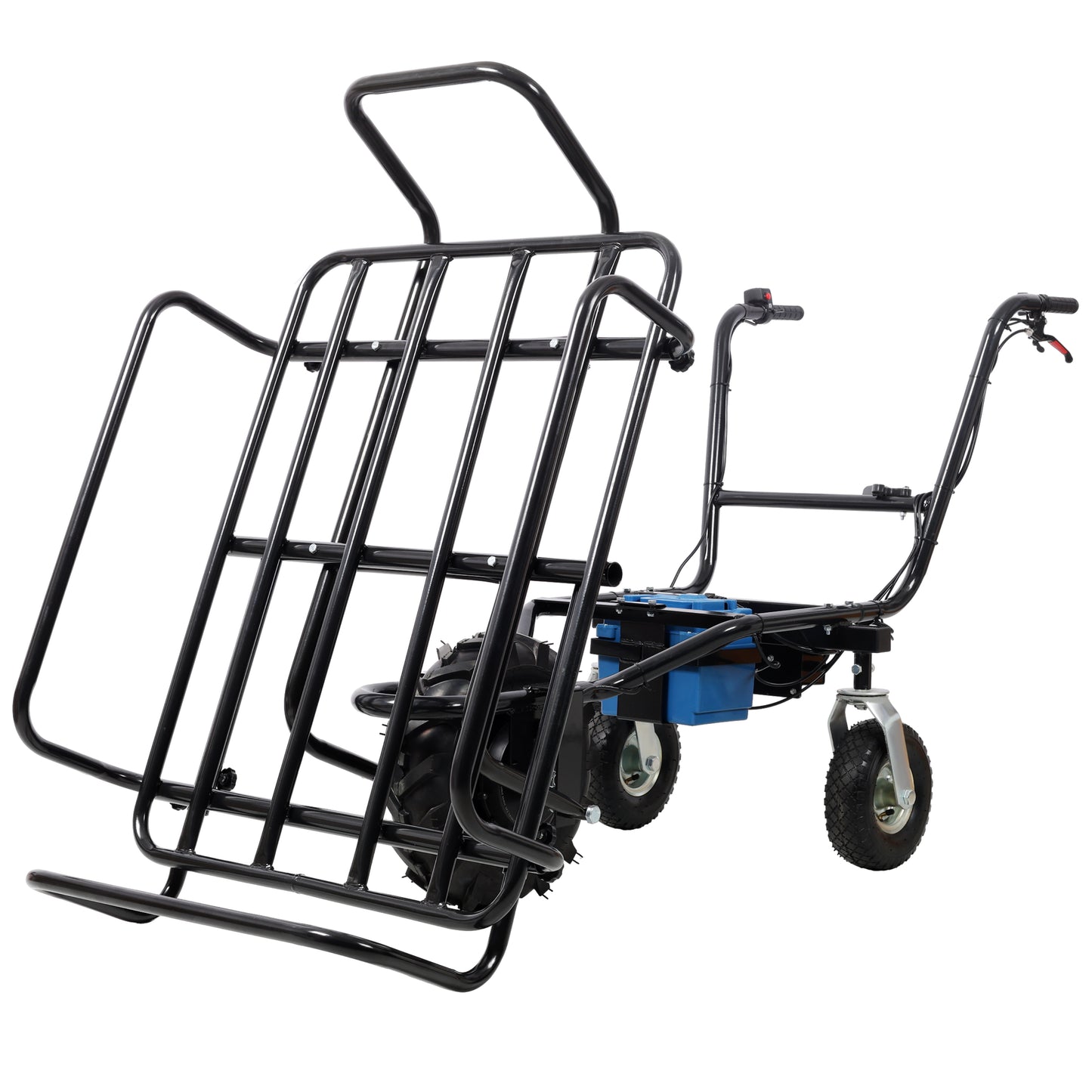 Electric Wheelbarrow 265 lbs Load Capacity Garden Transportation Cart