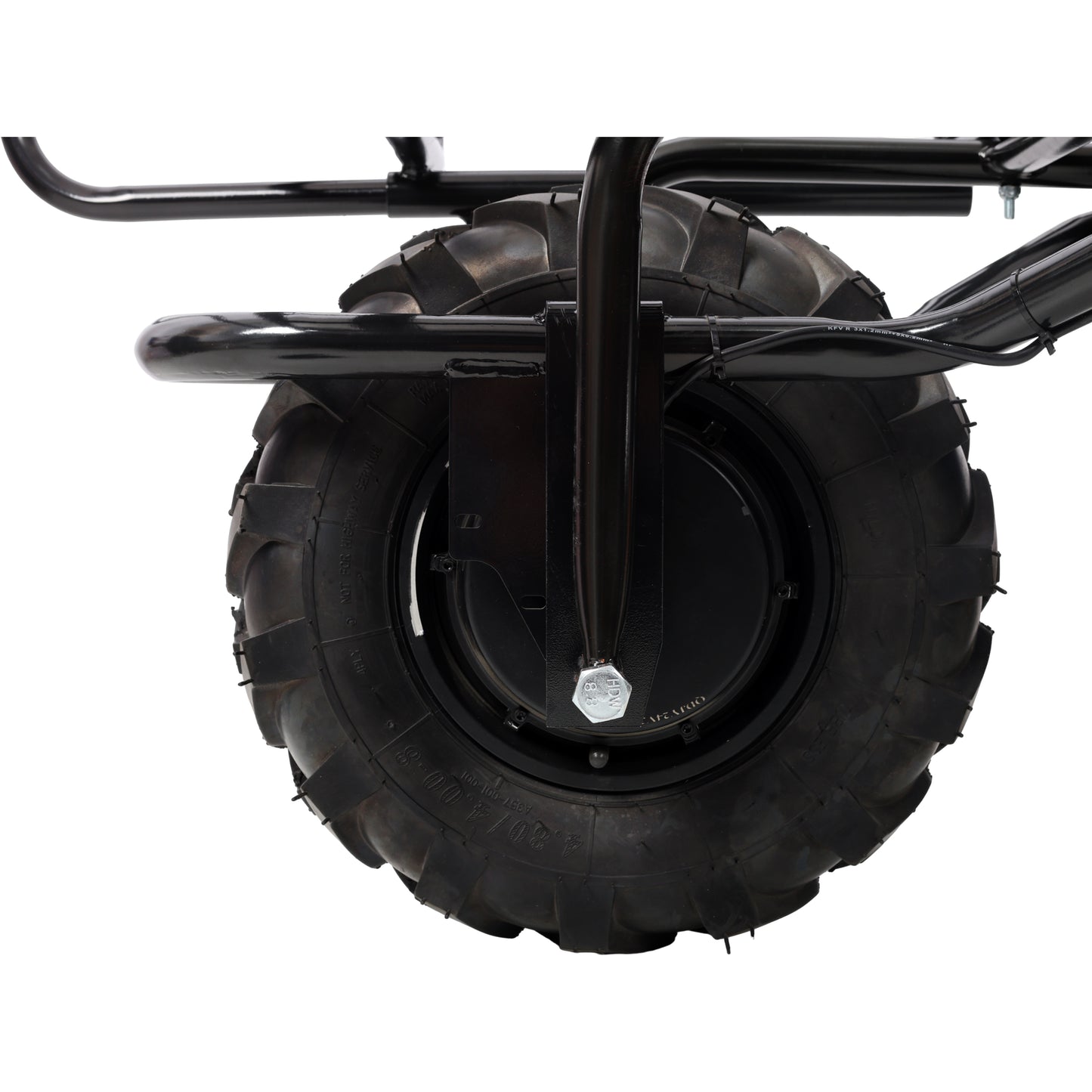 Electric Wheelbarrow 265 lbs Load Capacity Garden Transportation Cart