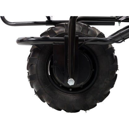 Electric Wheelbarrow 265 lbs Load Capacity Garden Transportation Cart