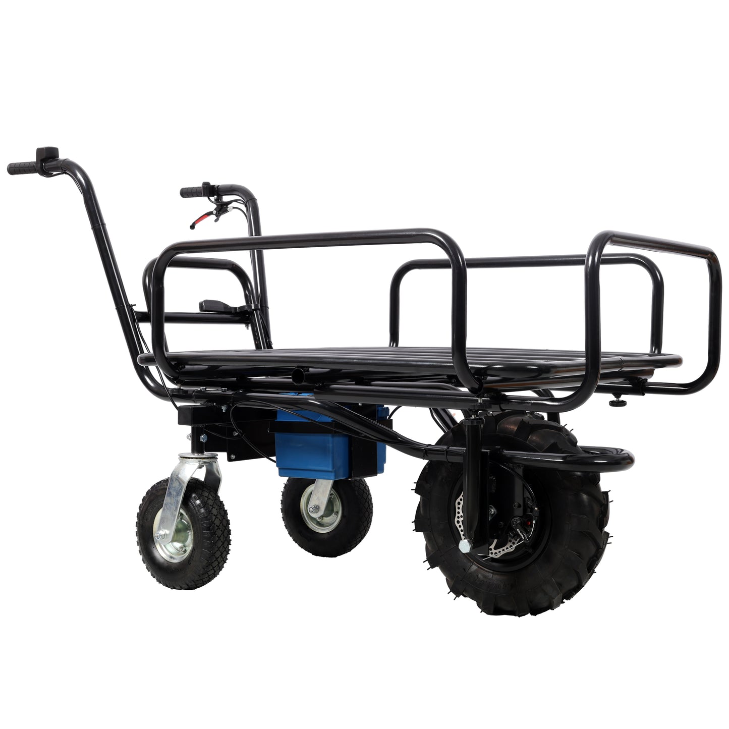 Electric Wheelbarrow 265 lbs Load Capacity Garden Transportation Cart
