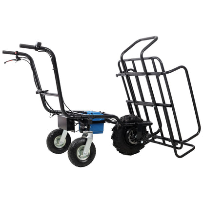 Electric Wheelbarrow 265 lbs Load Capacity Garden Transportation Cart