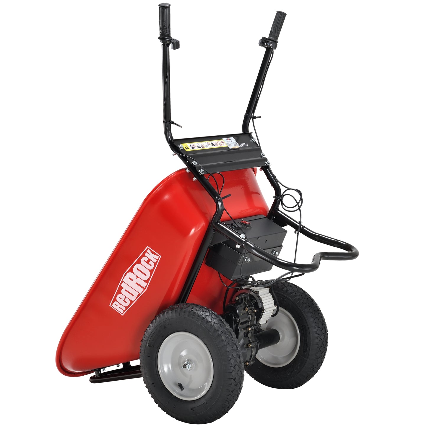 Electric Wheelbarrow Utility Cart 330 lb Capacity Barrel Dump
