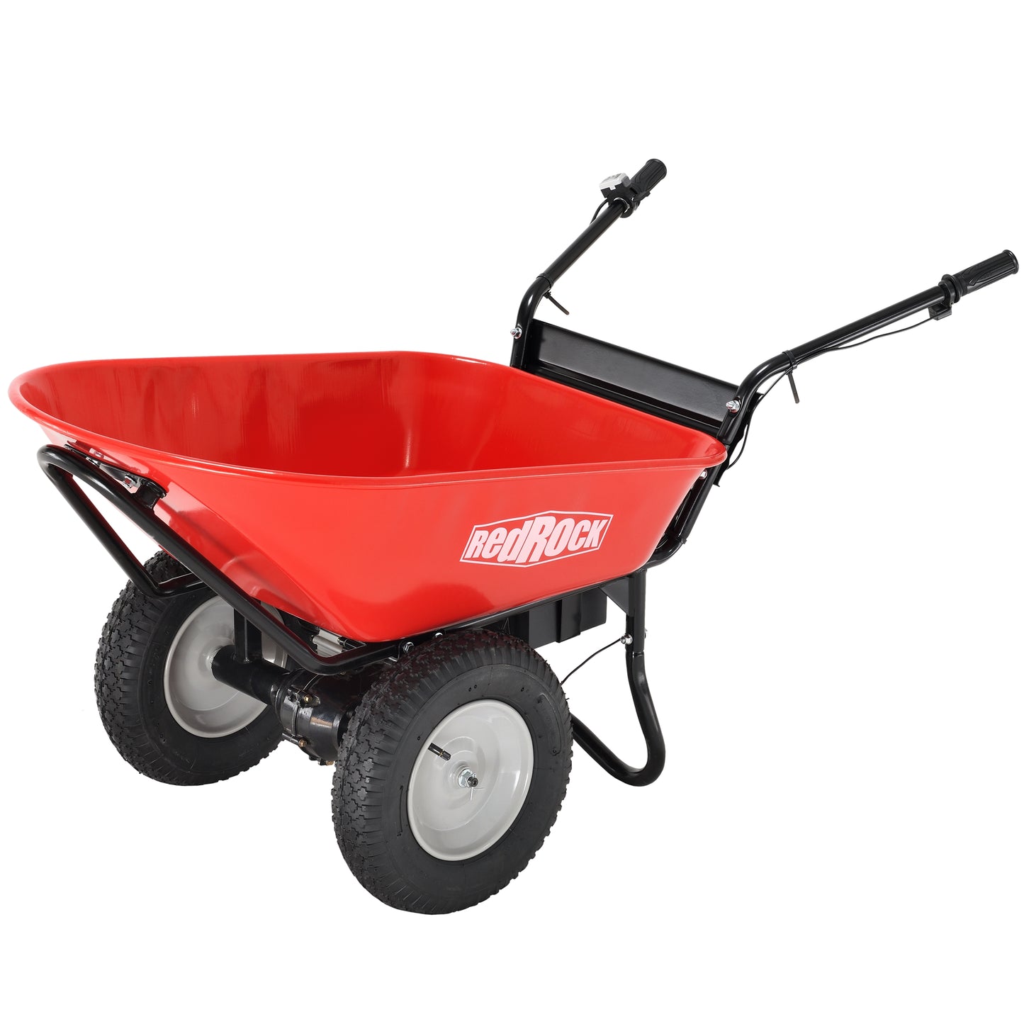 Electric Wheelbarrow Utility Cart 330 lb Capacity Barrel Dump