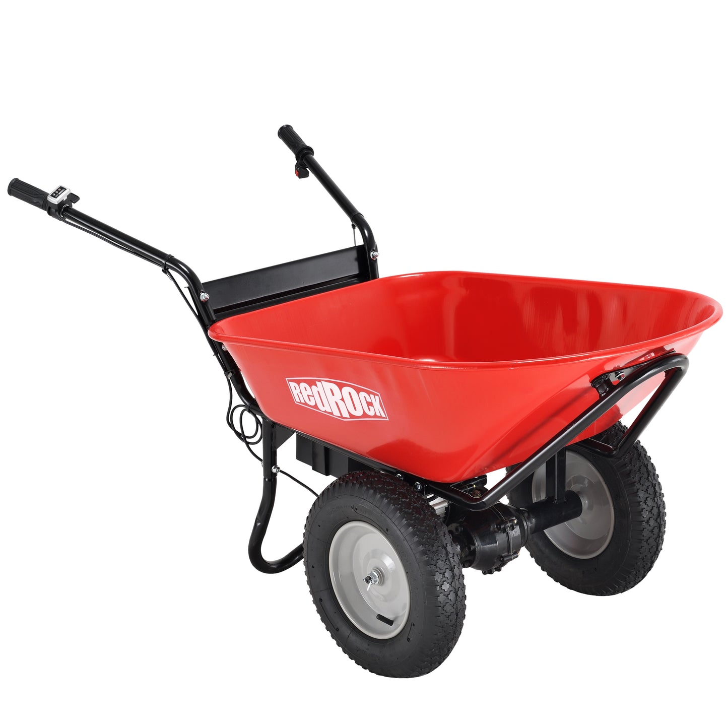 Electric Wheelbarrow Utility Cart 330 lb Capacity Barrel Dump