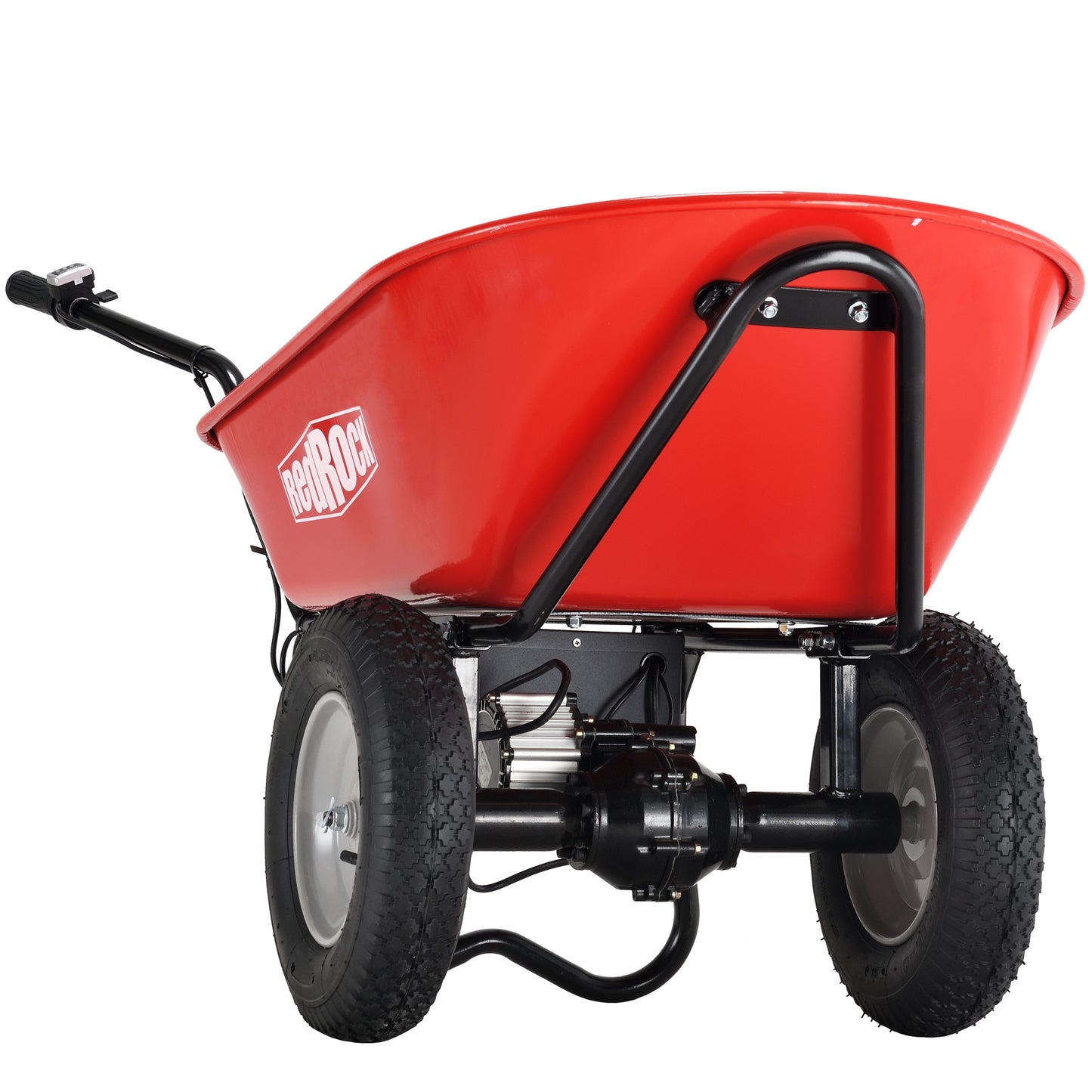Electric Wheelbarrow Utility Cart 330 lb Capacity Barrel Dump