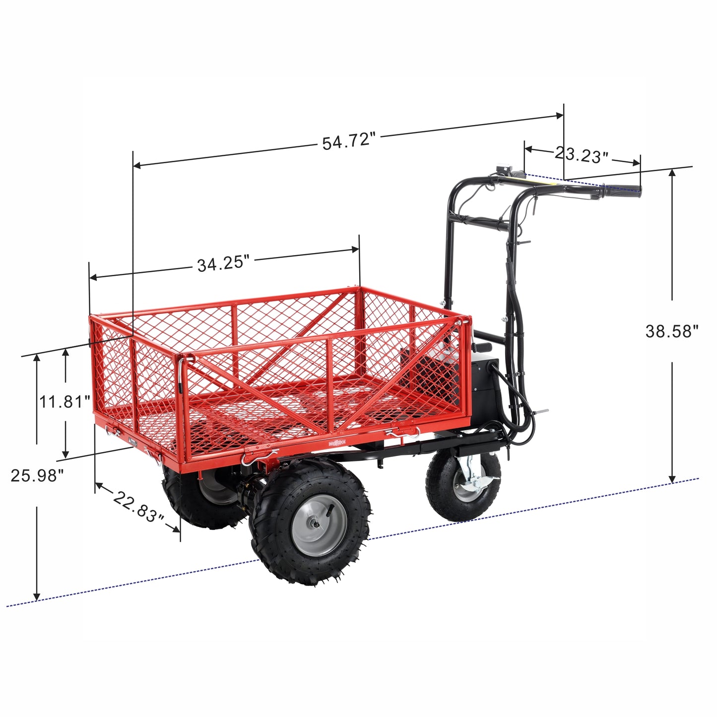 Electric Wheelbarrow Utility Cart
