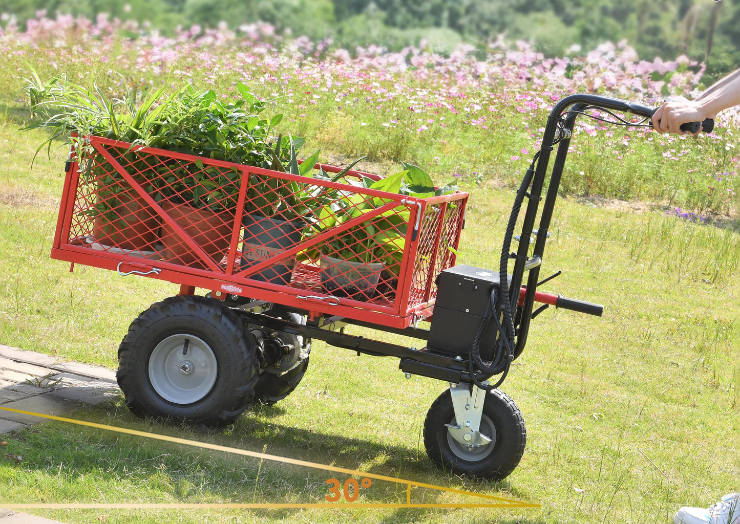Electric Wheelbarrow Utility Cart