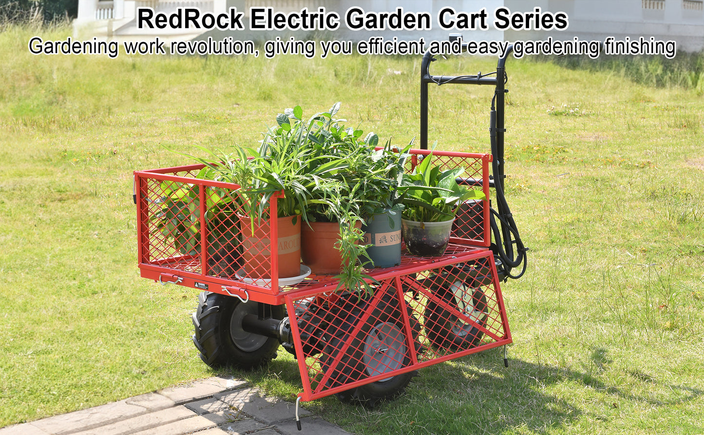 Electric Wheelbarrow Utility Cart