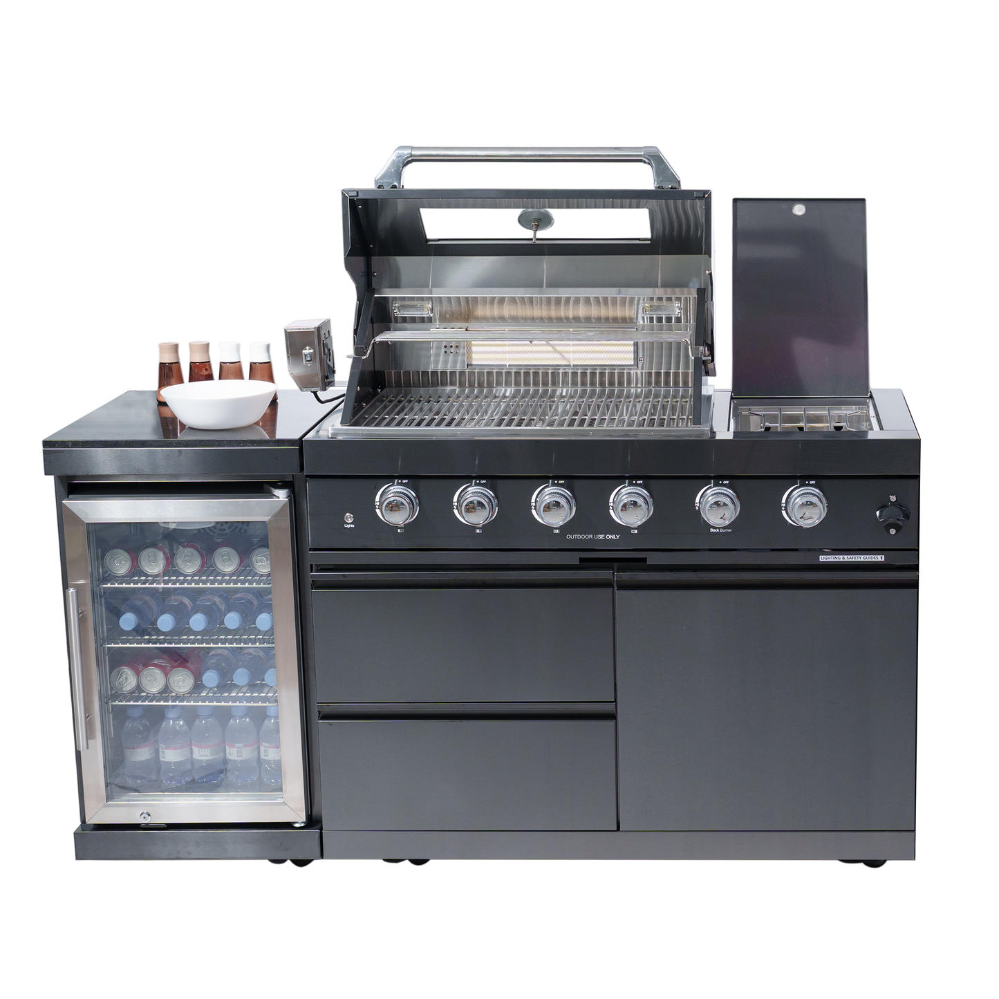 Stainless Steel Gas Grill Set