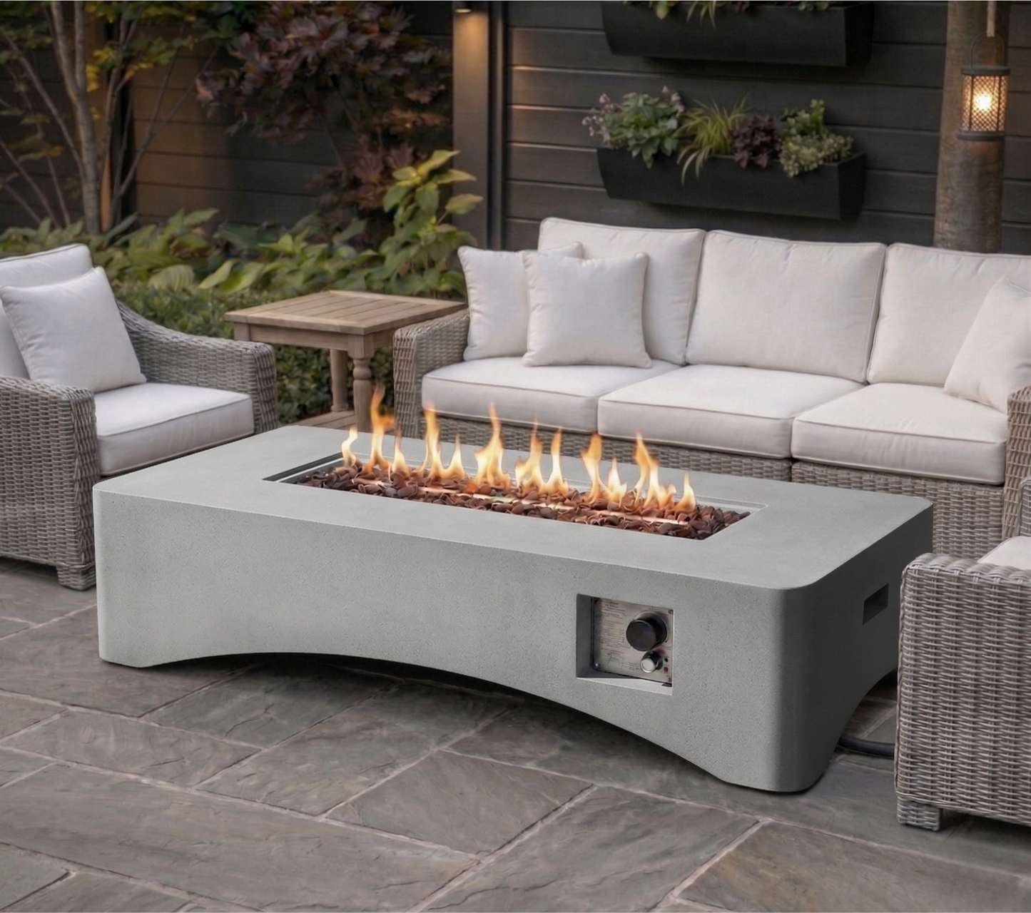 Outdoor Gas Fire Pit 50000 BTU
