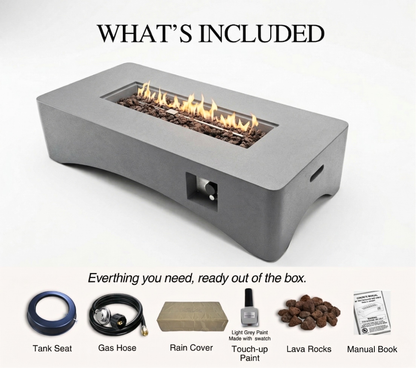 Outdoor Gas Fire Pit 50000 BTU