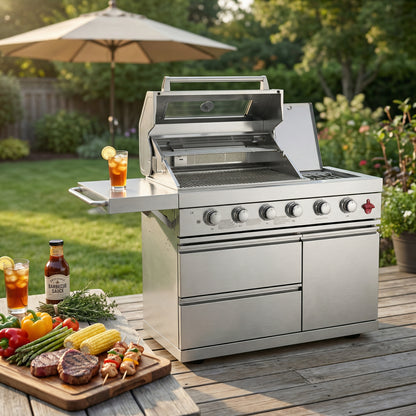 Outdoor Stainless Steel Gas Grill