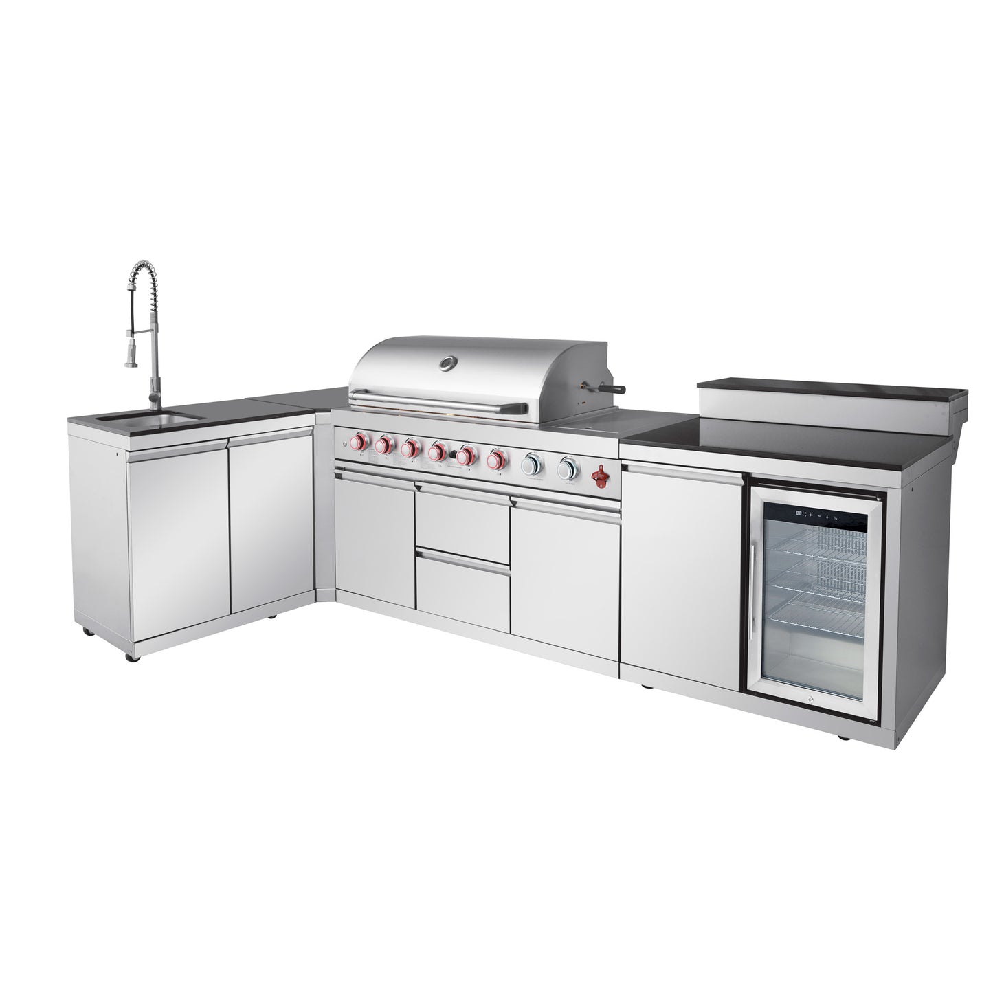 Propane Grill Outdoor Kitchen Island