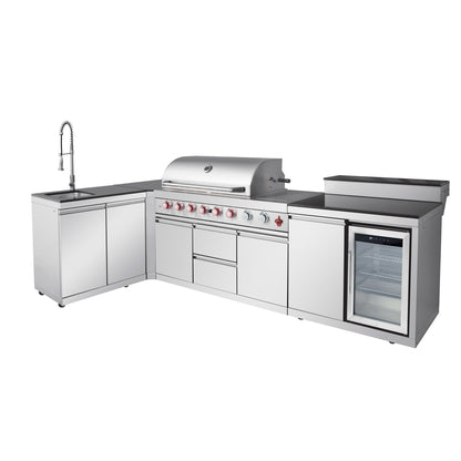 Propane Grill Outdoor Kitchen Island