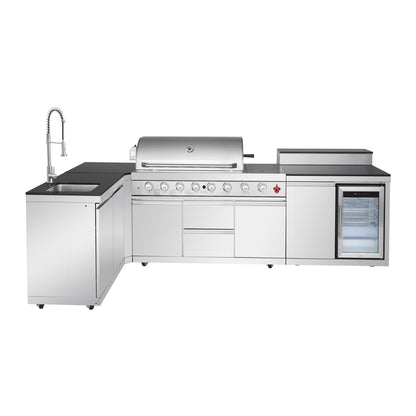 Propane Grill Outdoor Kitchen Island