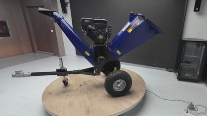 6-Inch 420cc 15HP Gas Powered Wood Chipper