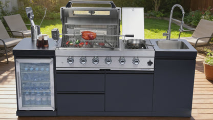 85-Inch Deluxe Stainless Steel Gas Grill