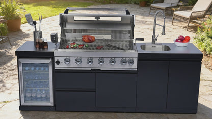 96-Inch Stainless Steel Gas Grill Outdoor