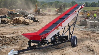 12-Inch Width PVC Belt Firewood Conveyor