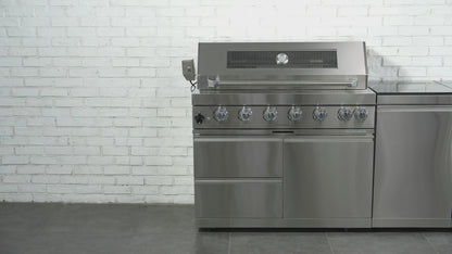 82-Inch 6-Burner 85000 BTU Propane Grill