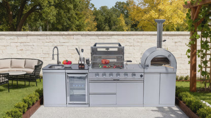 112-Inch 108000- BTU Multi-function Barbecue Grill