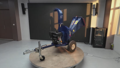 5-Inch 420cc 15HP Gas Powered Disc Wood Chipper