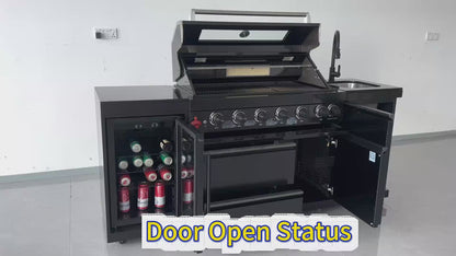 82" Deluxe Stainless Steel Gas Grill